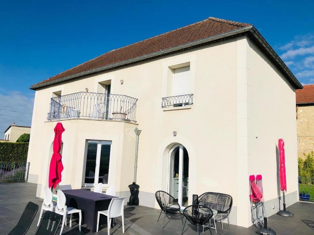 فيلا Floressens En Champagne Terrasse Privative Sur Le Vignoble Fleury-la-Riviere المظهر الخارجي الصورة