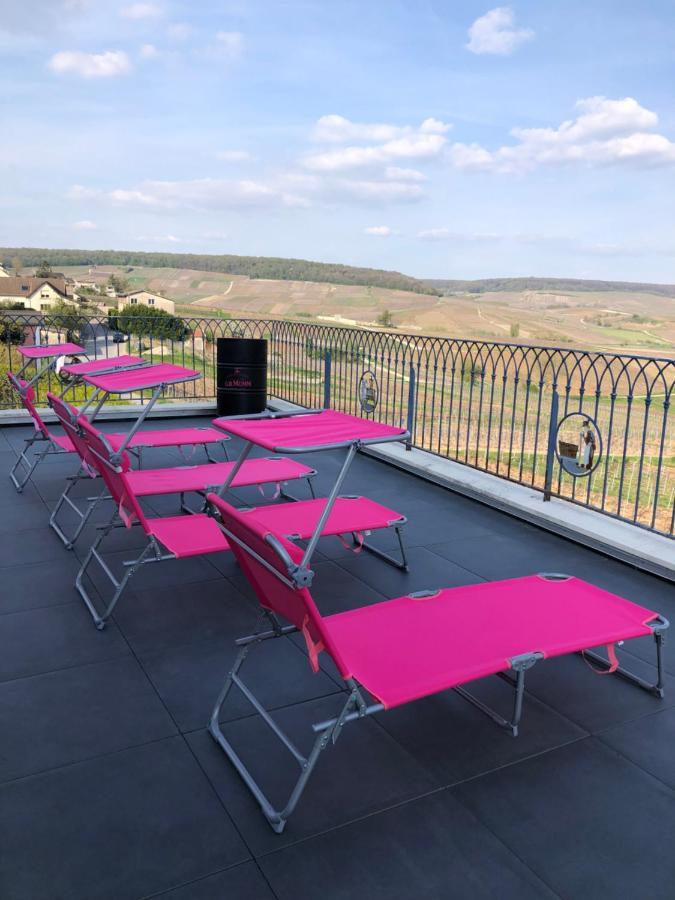فيلا Floressens En Champagne Terrasse Privative Sur Le Vignoble Fleury-la-Riviere المظهر الخارجي الصورة